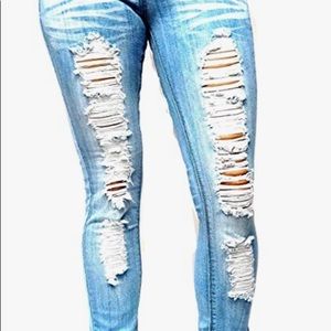 Sweet Look Distressed/Ripped Jeans